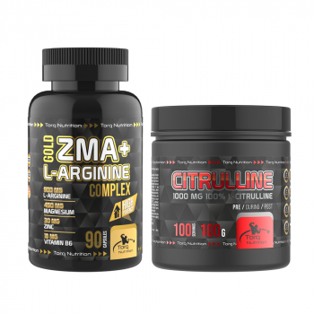 ZMA + L-Arginine Complex 90 Kapsül + L-Citrulline 100 G