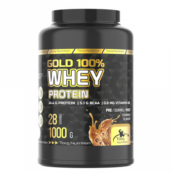 GOLD %100 Whey Protein Tozu Kurabiye 1000 Gr - 28 Servis