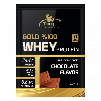 1 Adet GOLD %100 Whey Protein Tozu Çikolata 35 Gr Saşe