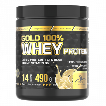 GOLD %100 Whey Protein Tozu Beyaz Çikolata 490 Gr - 14 Servis