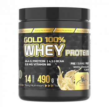 GOLD %100 Whey Protein Tozu Beyaz Çikolata 490 Gr - 14 Servis